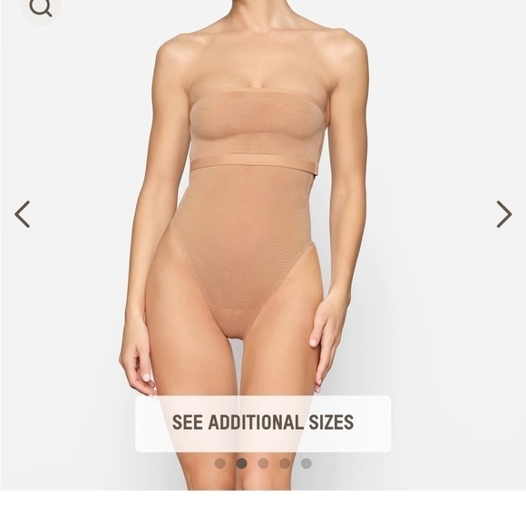 SKIMS Sheer Sculpt High Waisted Thong - Picture 8 of 10